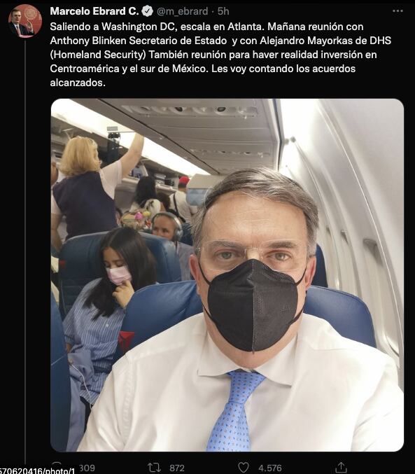 Marcelo Ebrard, titular de la SRE