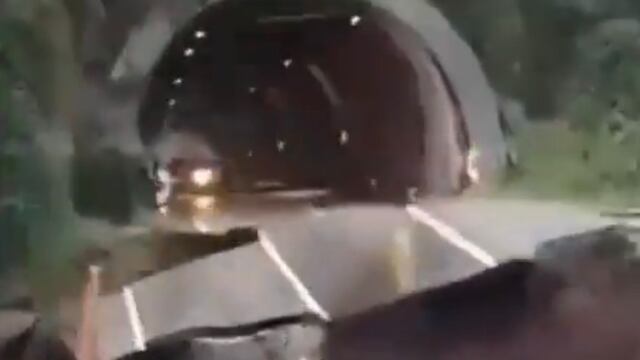 Presunto derrumbe en autopista Guadalajara-Puerto Vallarta