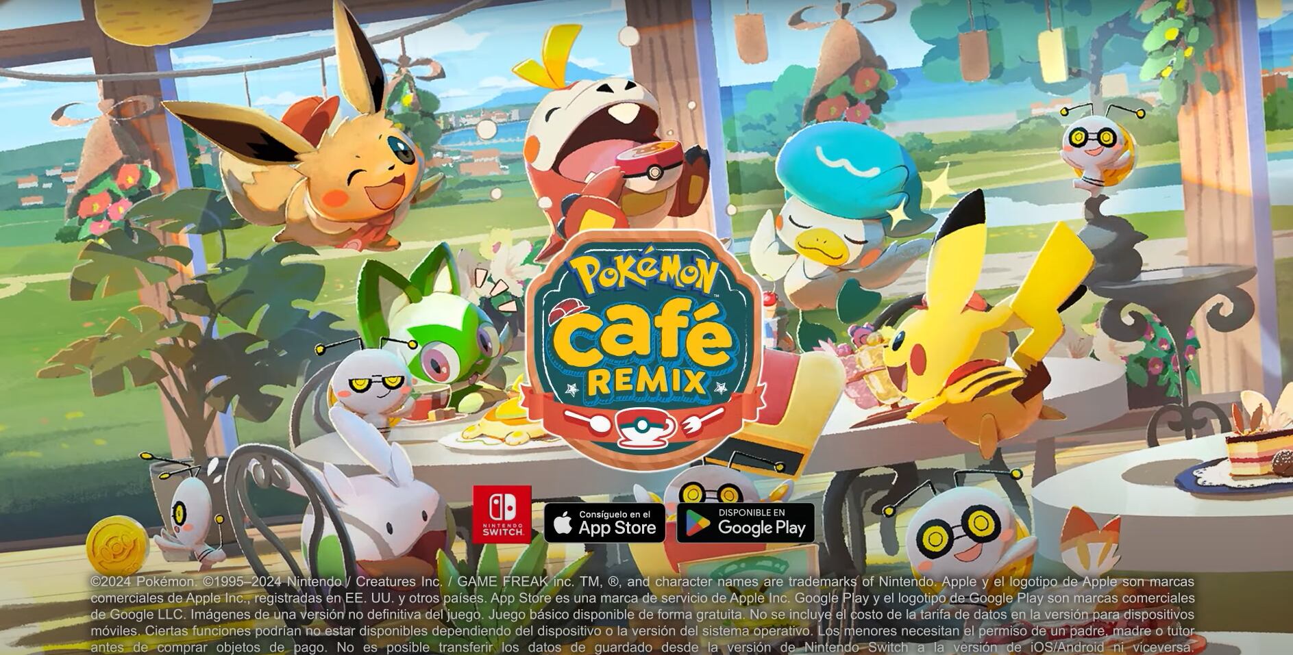 Novedades de Pokémon Café Remix, revelados en Pokémon Presents 2024