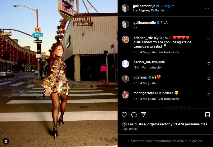 Galilea Montijo en Instagram