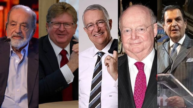 Los 5 hombres más ricos de México