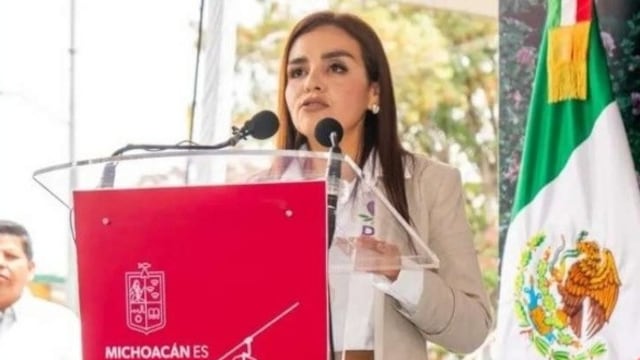 Grecia Quiroz, viuda de Carlos Manzo