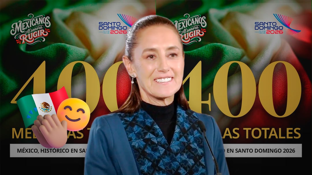 “Récord histórico”: Sheinbaum celebra la actuación de México en Centroamericanos 2026