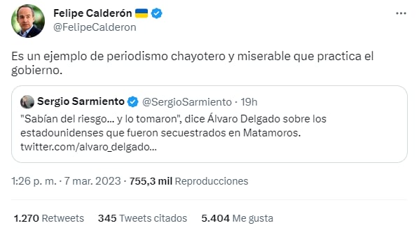 Felipe Calderón contra Álvaro Delgado