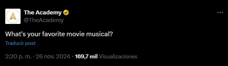 La Academia preguntando sobre el musical favorito