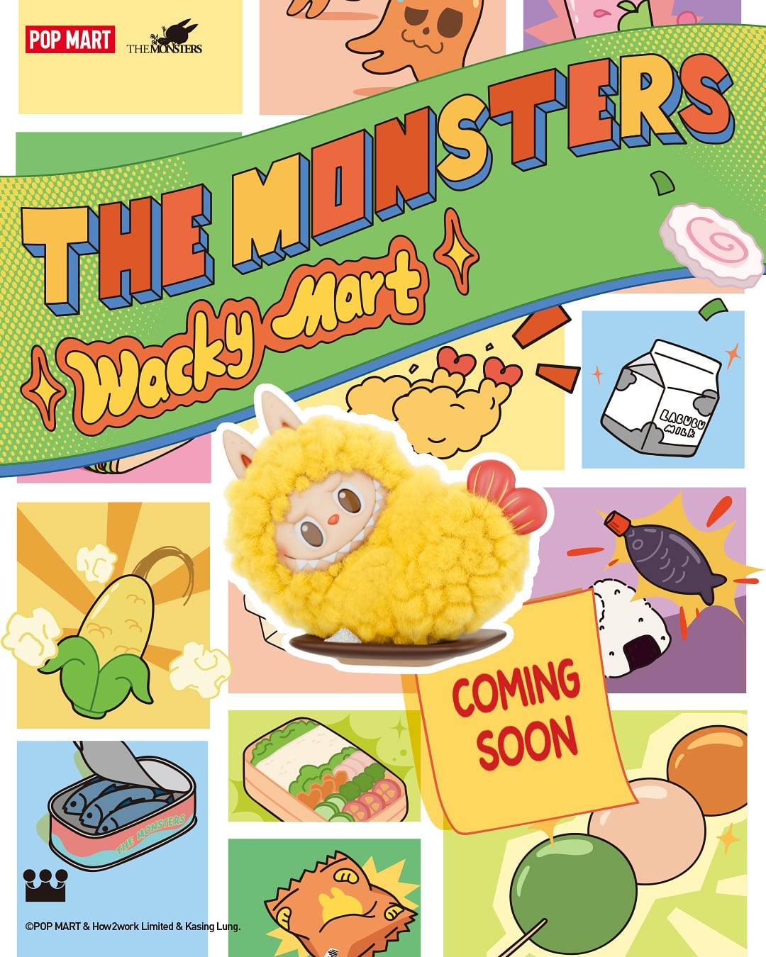 Colección Labubus Wacky Mart