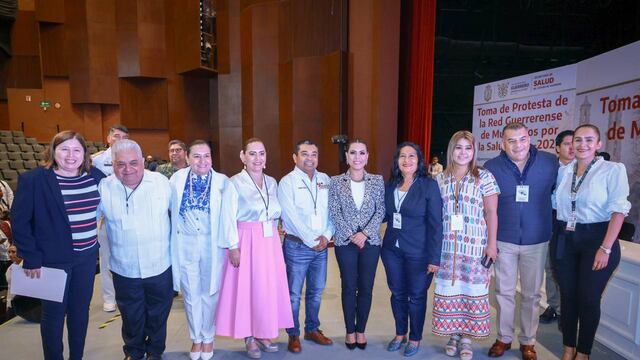 Evelyn Salgado tomó protesta a la Red Guerrerense de Municipios por la Salud