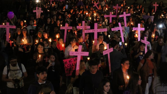 Marcha contra feminicidios 2019.