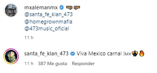 Alemán y Santa Fe Klan dan vistazo de una posible colaboración.