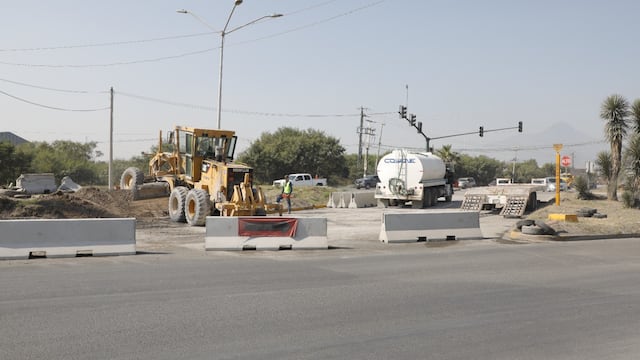 Escobedo avanza en la modernización del Distribuidor Vial Triángulo Norte