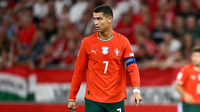 Cristiano Ronaldo con la selección de Portugal.