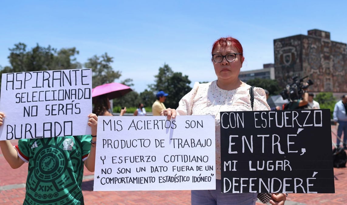 Aspirantes rechazan el examen de control presencial de la UNAM