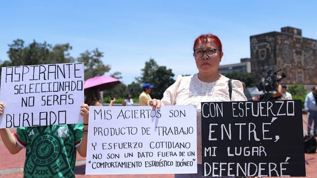 Aspirantes rechazan el examen de control presencial de la UNAM