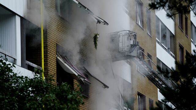 Una explosión en un edificio residencial se registró en Suecia