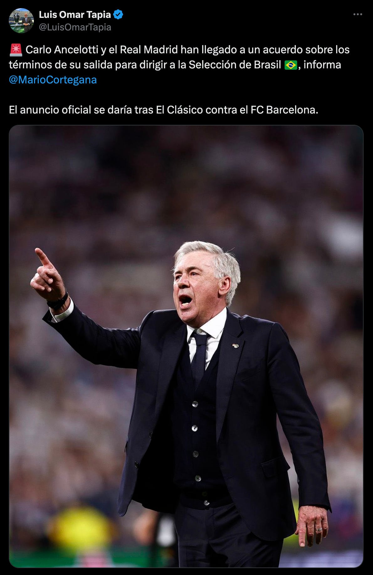 Carlo Ancelotti y su futuro en el Real Madrid