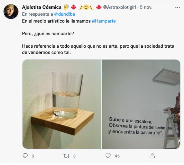 Comentario por obra exhibida en Museo Jumex