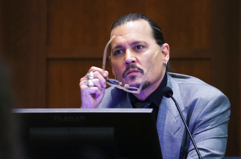 Johnny Depp testificando