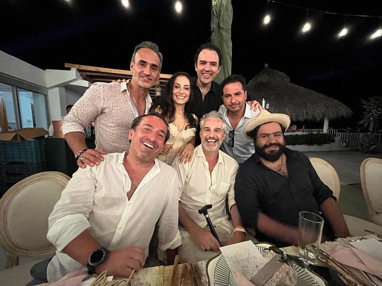 Juan Pablo Medina en boda de Marimar Vega.