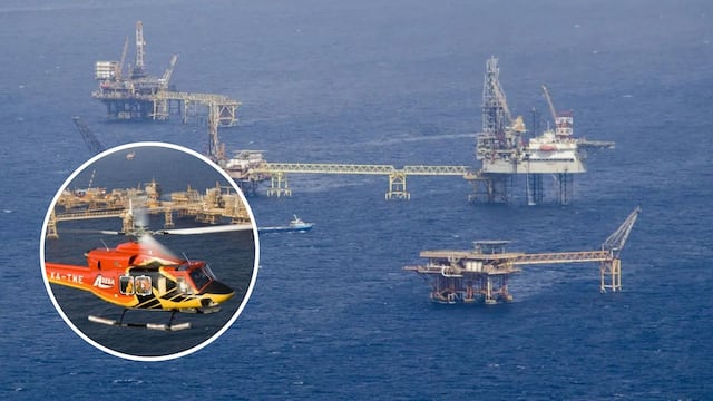 Helicóptero se desplomó en sonda de Campeche