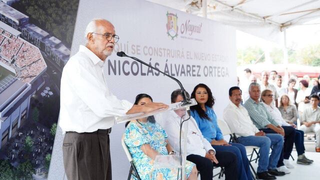 Miguel Ángel Navarro abandera construcción del estadio Nicolás Álvarez Ortega