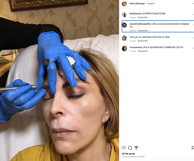 Preocupa estado de salud de Lolita de la Vega