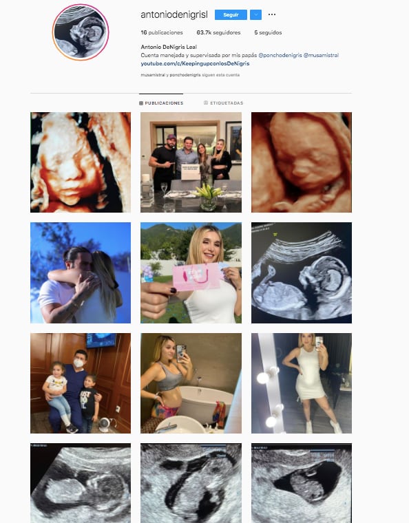 Instagram de Antonio de Nigris