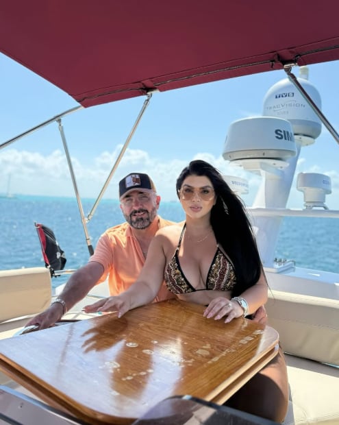 Mariana Fernández y Vicente Fernández Jr.
