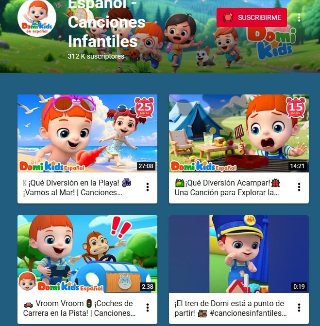 Canales seguros y divertidos en YouTube Kids