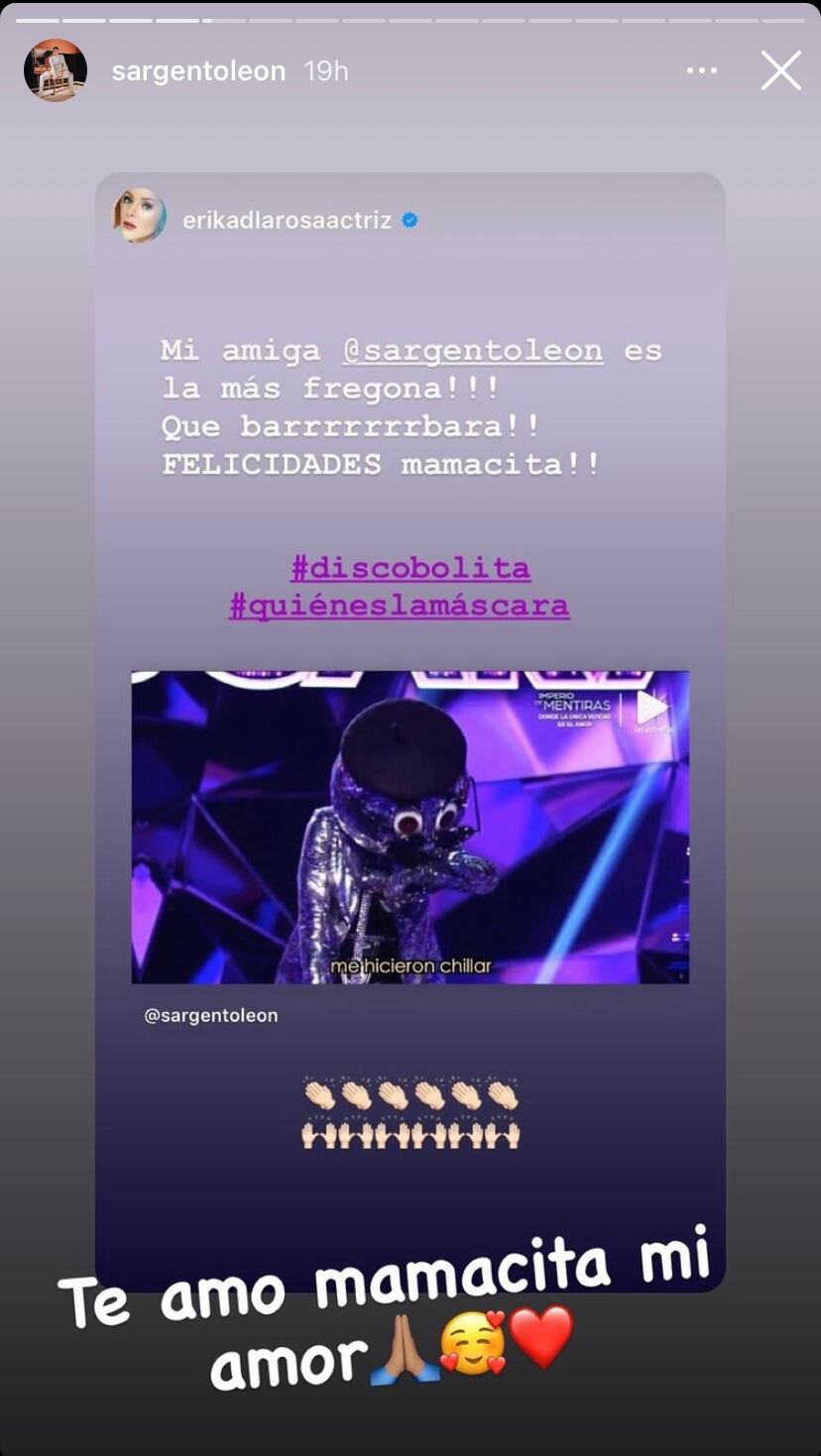 Felicitación a María León de Erika de la Rosa