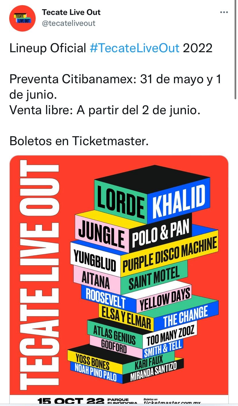 Lorde en Tecate Live Out