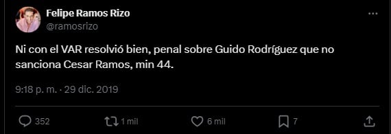 Señalan error en la final América-Rayados.