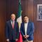 Ricardo Gallardo y Jesús Antonio Esteva Medina se reunieron por obras en San Luis Potosí