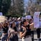 Manifestación en la Universidad Autónoma de San Luis Potosí por abuso de profesor a alumna