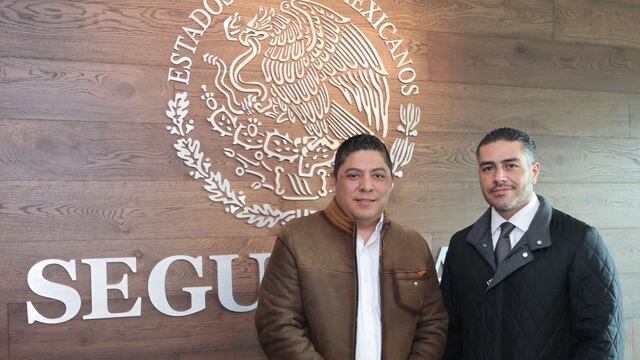 Ricardo Gallardo y Omar García Harfuch