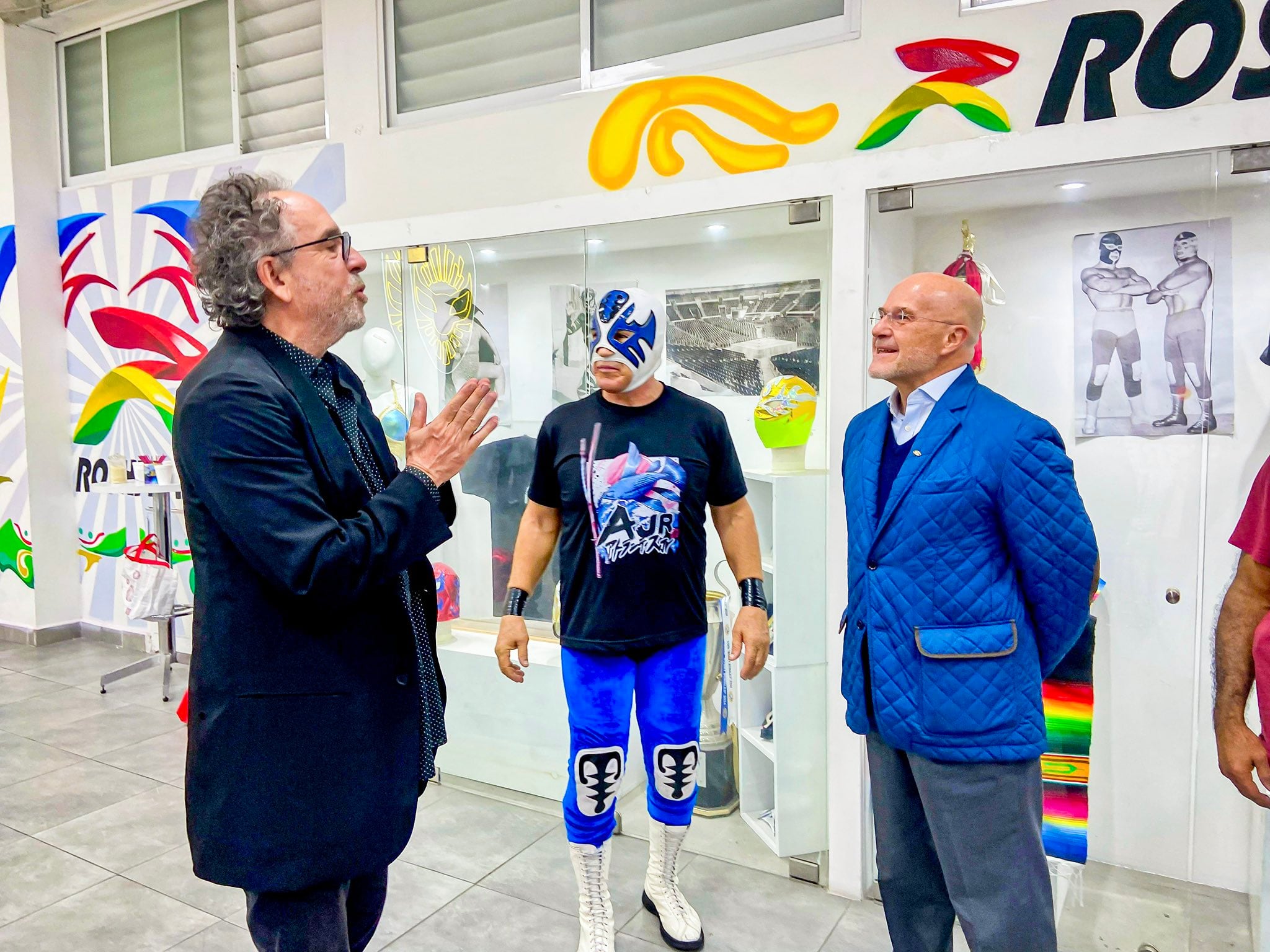 Tim Burton en Arena México