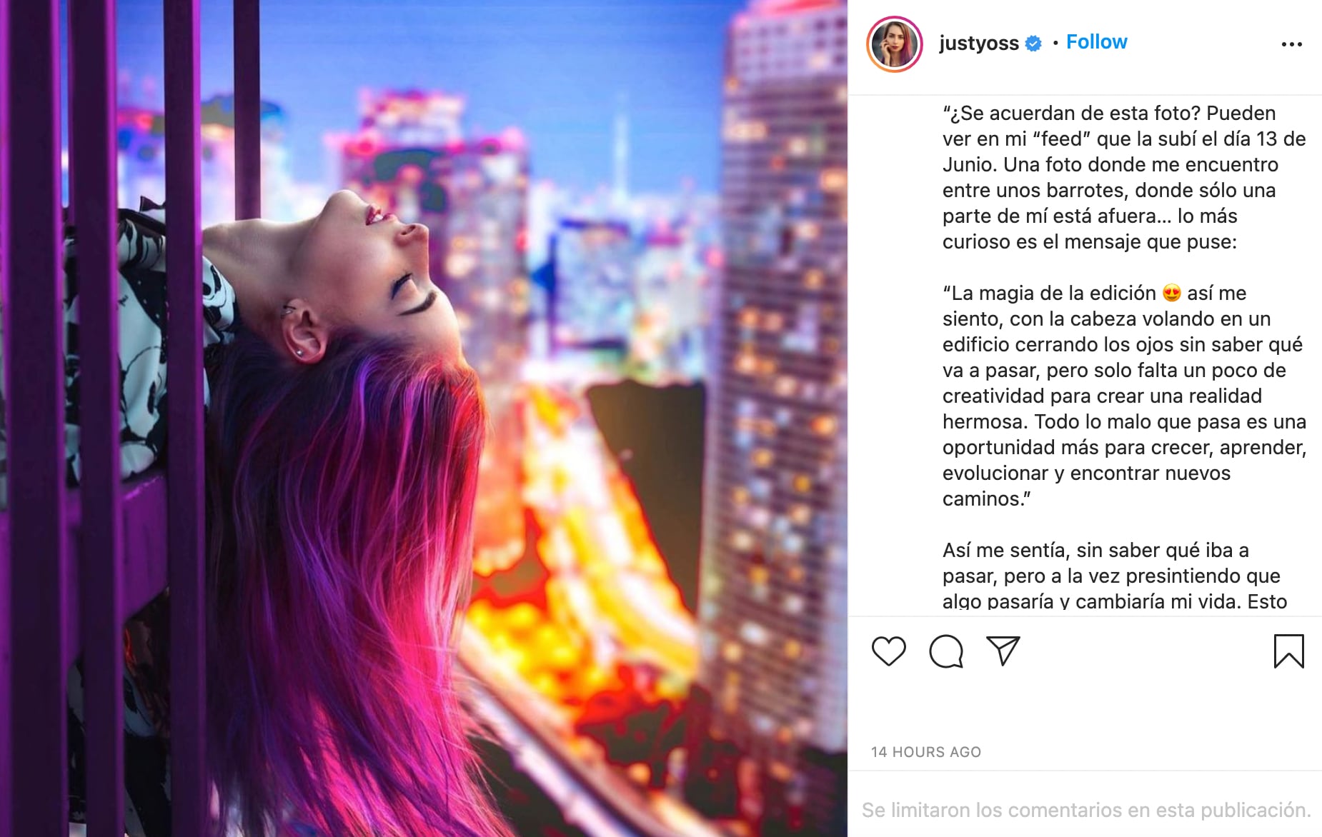 Fotografía de YosStop 'tras las rejas'