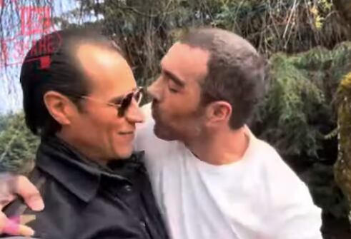 Jorge Poza y Marcus Ornellas por poco se besan