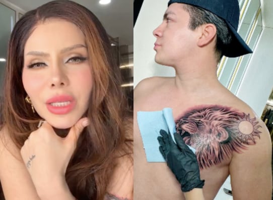 Alex Bahena se tatúa en honor a Sol León