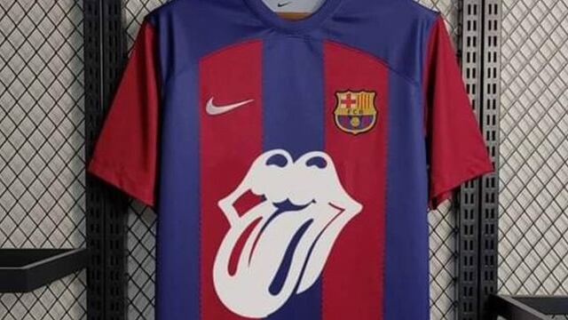 Nueva playera de Barcelona con logo de música
