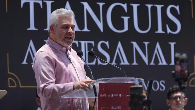 Alfredo Ramírez Bedolla en Tianguis Artesanal de Domingo de Ramos