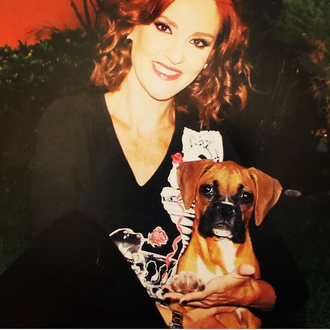 Mathilda, mascota de Chantal Andere