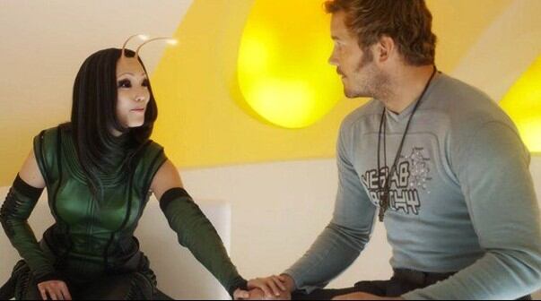 Mantis y Star-Lord tienen esta relación