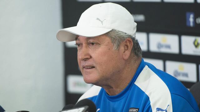 Vucetich ofrece conferencia de prensa.