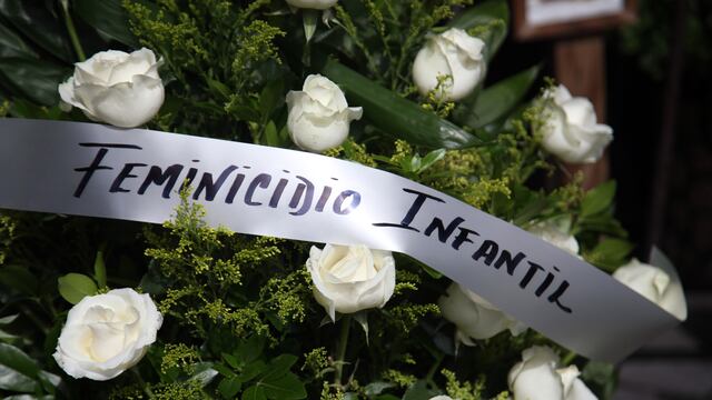 Protesta feminicidio infantil.