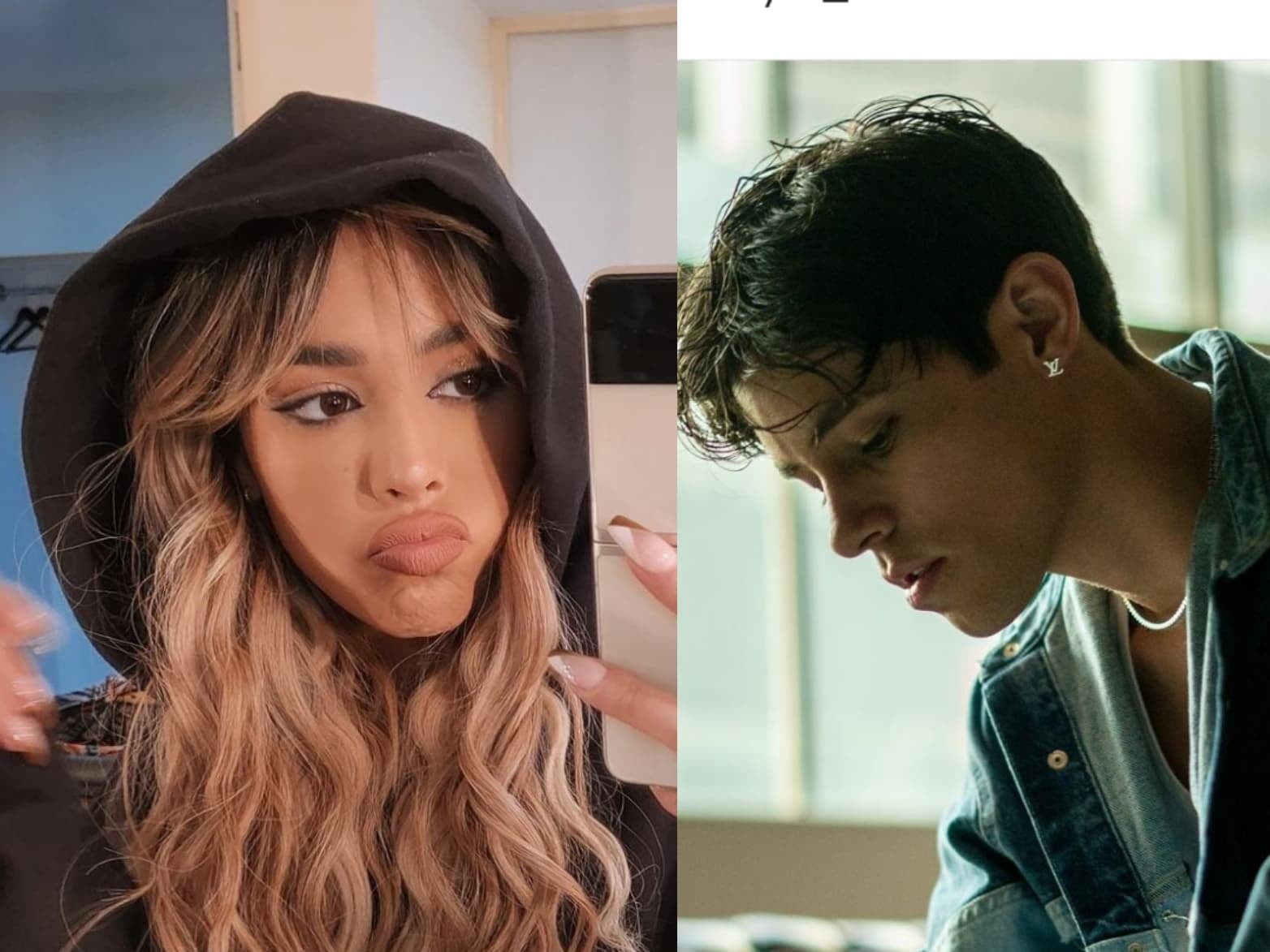 Danna Paola y Alex Hoyer.