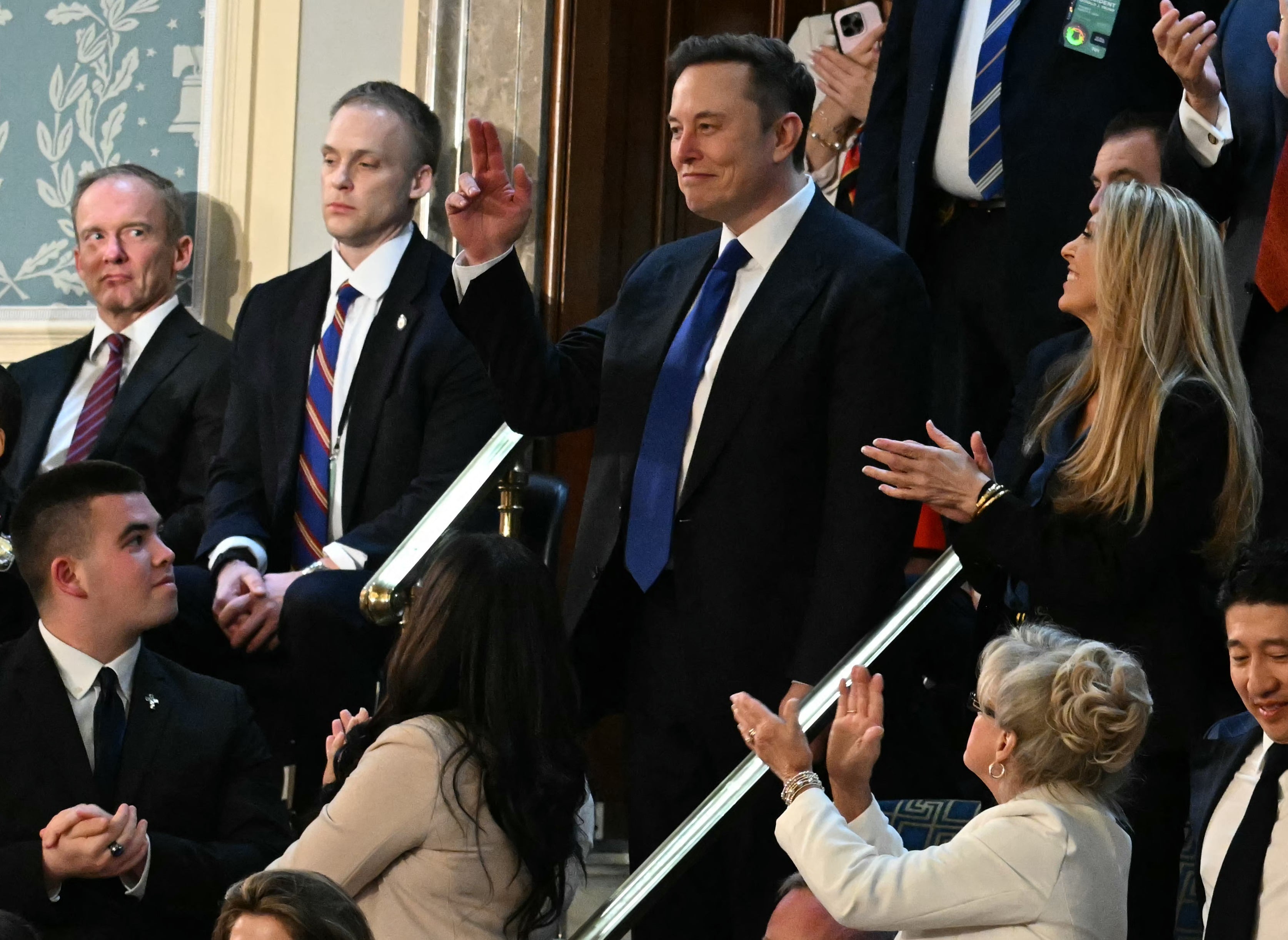 Elon Musk fue protagonista en el discurso de Donald Trump