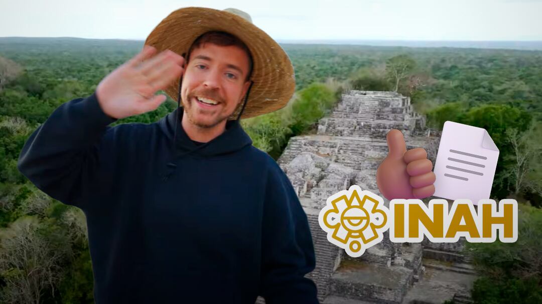 INAH explica permiso especial a MrBeast para grabar en pirámides de Chichén Itzá y Calakmul