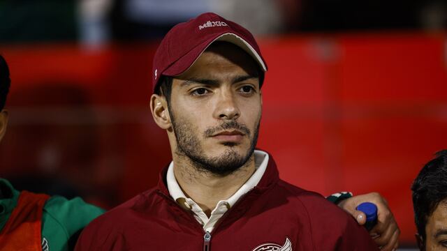 Raúl Jiménez, en la gira de la Selección Mexicana en Girona, España