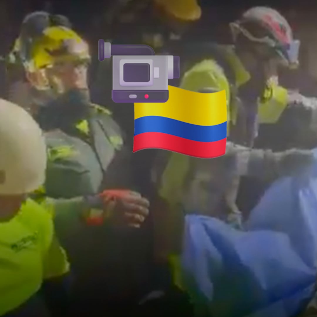 Rescatan con vida a una mujer tras pasar 36 horas bajo los escombros en Colombia