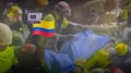 Rescatan con vida a una mujer tras pasar 36 horas bajo los escombros en Colombia